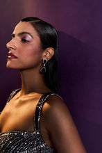 Load image into Gallery viewer, Midnight Blue Net Lehenga Set