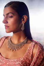 Load image into Gallery viewer, Blush Pink Net Lehenga Set