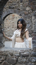 Load image into Gallery viewer, Ivory Sharmily Lehenga Set