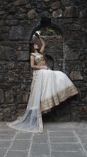 Load image into Gallery viewer, Ivory Sharmily Lehenga Set
