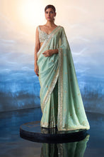 Load image into Gallery viewer, SEAFOAM GREEN TISSU SAREE