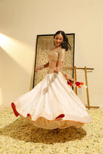 Load image into Gallery viewer, Blouse with lehenga and odhni