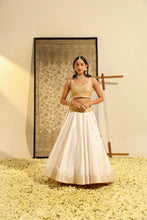 Load image into Gallery viewer, Blouse with lehenga and odhni