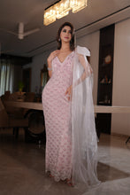 Load image into Gallery viewer, Blush Pink Sequin Gown