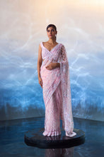 Load image into Gallery viewer, BLUSH PINK NET SAREE