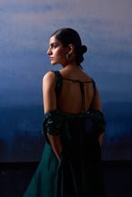 Load image into Gallery viewer, FOREST GREEN ORGANZA JACKET SET