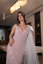 Load image into Gallery viewer, Blush Pink Sequin Gown