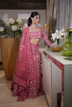 Load image into Gallery viewer, Rouge Pink Lehenga
