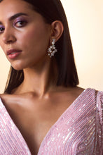 Load image into Gallery viewer, PINK NET SAREE