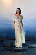 Load image into Gallery viewer, GOLD NET SAREE