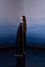 Load image into Gallery viewer, BLACK GEORGETTE SAREE