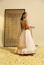 Load image into Gallery viewer, Blouse with lehenga and odhni
