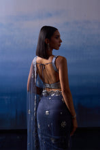 Load image into Gallery viewer, GREY NET SAREE