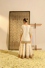 Load image into Gallery viewer, Short kurta with sharara and odhni