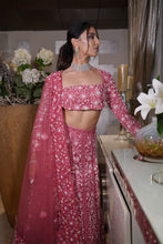 Load image into Gallery viewer, Rouge Pink Lehenga
