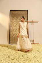 Load image into Gallery viewer, Short kurta with sharara and odhni