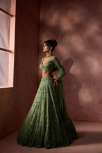 Load image into Gallery viewer, SAGE GREEN LEHENGA SET