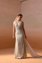 Load image into Gallery viewer, SAGE BLUE CORSET SKIRT SET