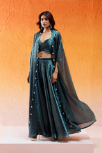 Load image into Gallery viewer, Metallic Teal Blue Co-od Set