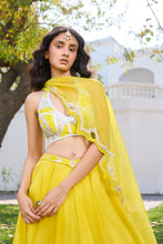Load image into Gallery viewer, Elke Organze Lehenga Set