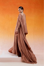 Load image into Gallery viewer, Caramel Brown Embroidered Sharara Set