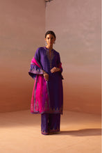 Load image into Gallery viewer, PURPLE PALAZO SET WITH FUCHSIA DUPATTA