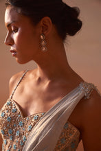 Load image into Gallery viewer, POWDER BLUE DRAPED SAREE