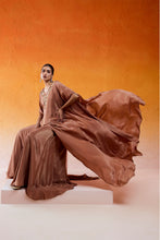 Load image into Gallery viewer, Caramel Brown Embroidered Sharara Set