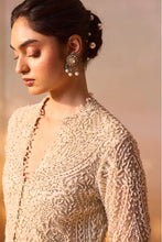 Load image into Gallery viewer, IVORY NET JACKET SKIRT SET