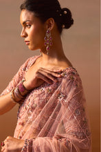 Load image into Gallery viewer, ROSE PINK SAREE