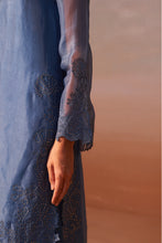 Load image into Gallery viewer, MID BLUE ORGANZA SUIT SET