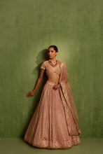 Load image into Gallery viewer, peach lehenga set