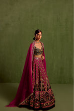 Load image into Gallery viewer, majenta lehenga set