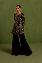 Load image into Gallery viewer, black sharara set