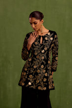 Load image into Gallery viewer, black sharara set