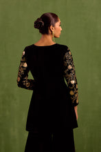 Load image into Gallery viewer, black sharara set