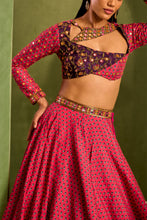 Load image into Gallery viewer, fuscia lehenga set