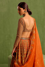 Load image into Gallery viewer, rust lehenga set