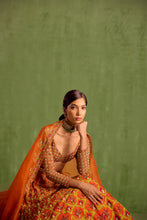 Load image into Gallery viewer, rust lehenga set