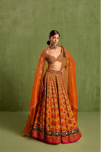 Load image into Gallery viewer, rust lehenga set