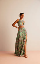 Load image into Gallery viewer, ELENA SLIT LEHENGA SKIRT SET