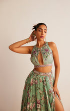 Load image into Gallery viewer, ELENA SLIT LEHENGA SKIRT SET
