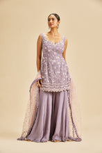 Load image into Gallery viewer, LILAC SHIMMER SHARARA SET