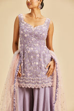 Load image into Gallery viewer, LILAC SHIMMER SHARARA SET