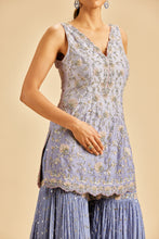 Load image into Gallery viewer, INK BLUE OMBRE GARARA SET