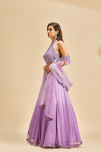 Load image into Gallery viewer, LILAC MUKAISH LEHENGA