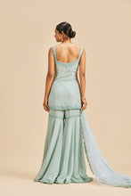 Load image into Gallery viewer, SEA GREEN GARARA SET