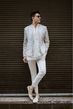 Load image into Gallery viewer, White Dahlia Short Jacket Set