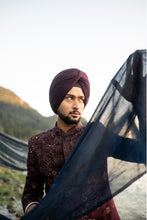 Load image into Gallery viewer, Jewel Orchid Bandhgala set