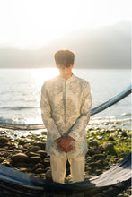 Load image into Gallery viewer, Arctic Bloom Bandhgala Set